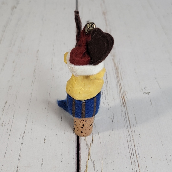 Christmas Santa & Reindeer Decoration Wine Topper Stoppers Set of 2 - Picture 8 of 9